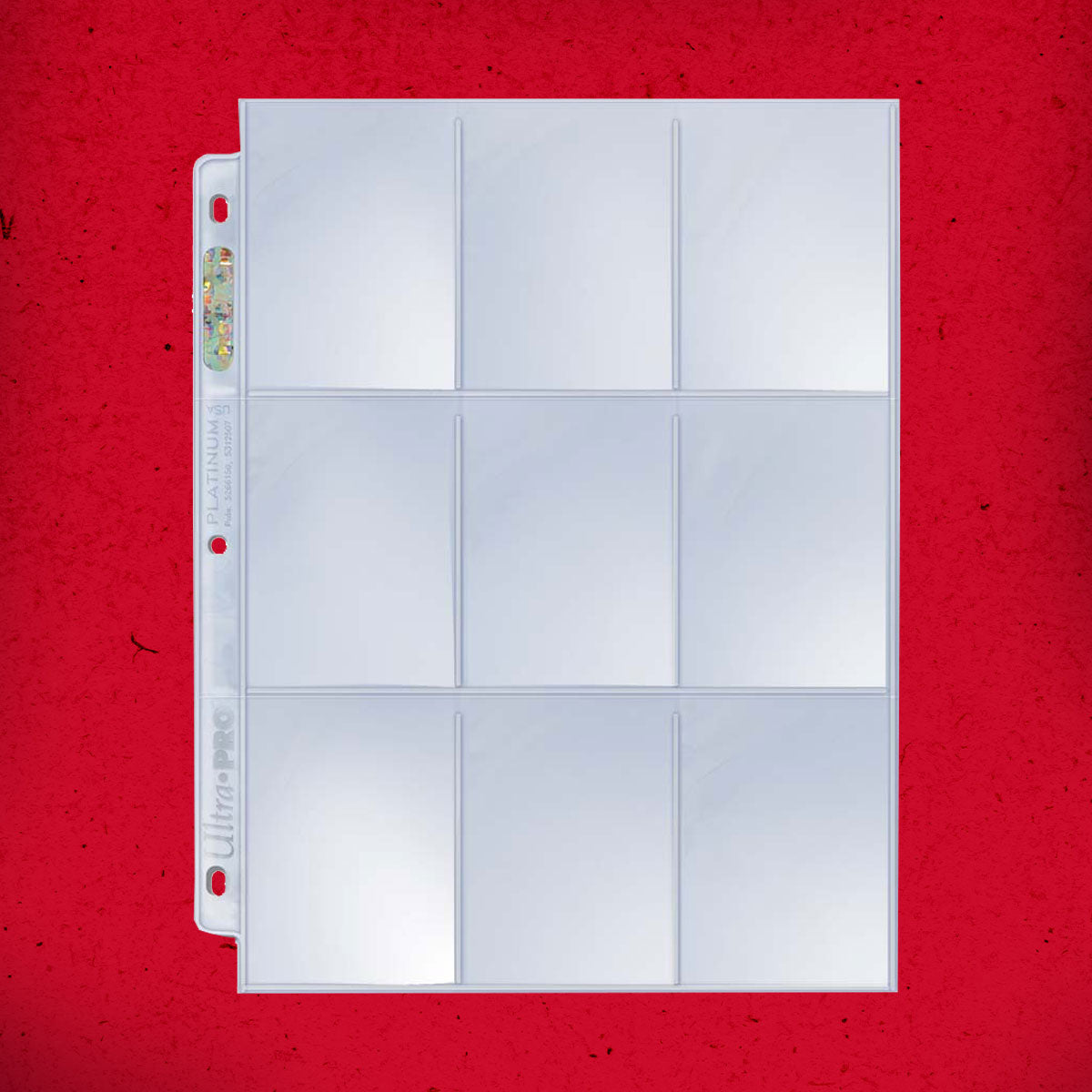 Ultra Pro Platinum Series 9-Pocket Page with trading cards loaded