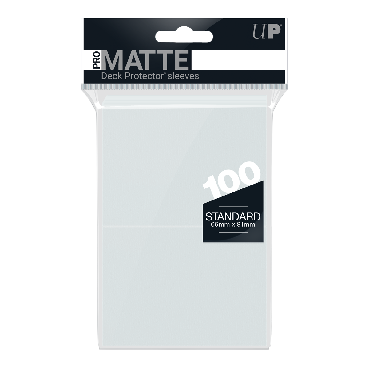 Ultra Pro Pro-Matte Standard Sleeves 100 count Clear pack, front