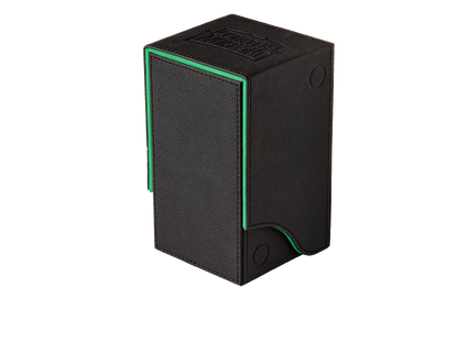 Dragon Shield Nest+ 100 deck box, Black/Green, detail