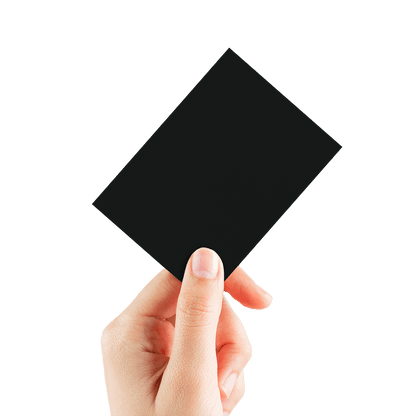 Jet Black Eclipse Matte sleeve held in hand