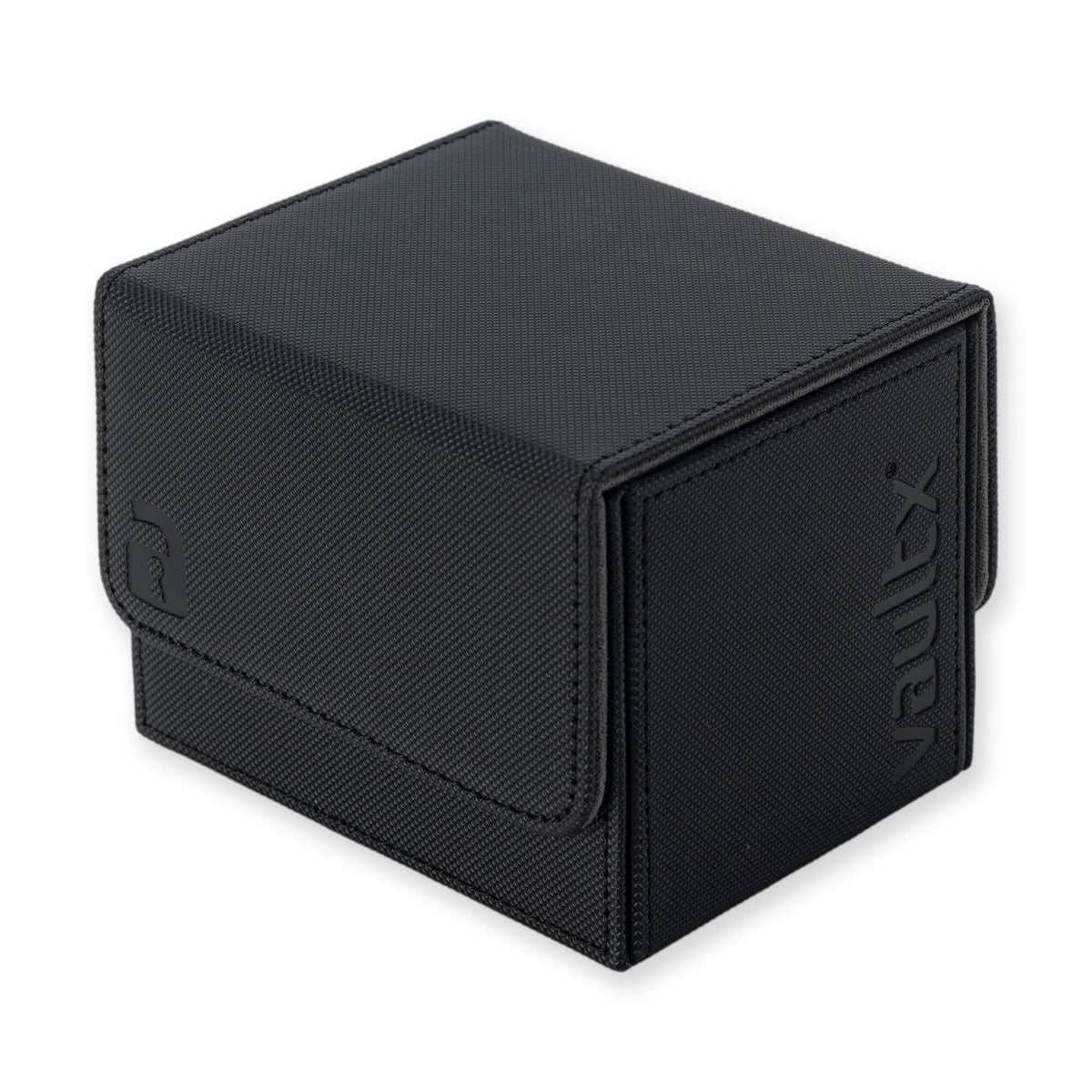 Vault X Exo-Tec Sideloading Deck Box 100+ in Signature Black, closed