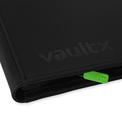 Vault X Exo-Tec 9-Pocket Zip Binder, black, zip detail